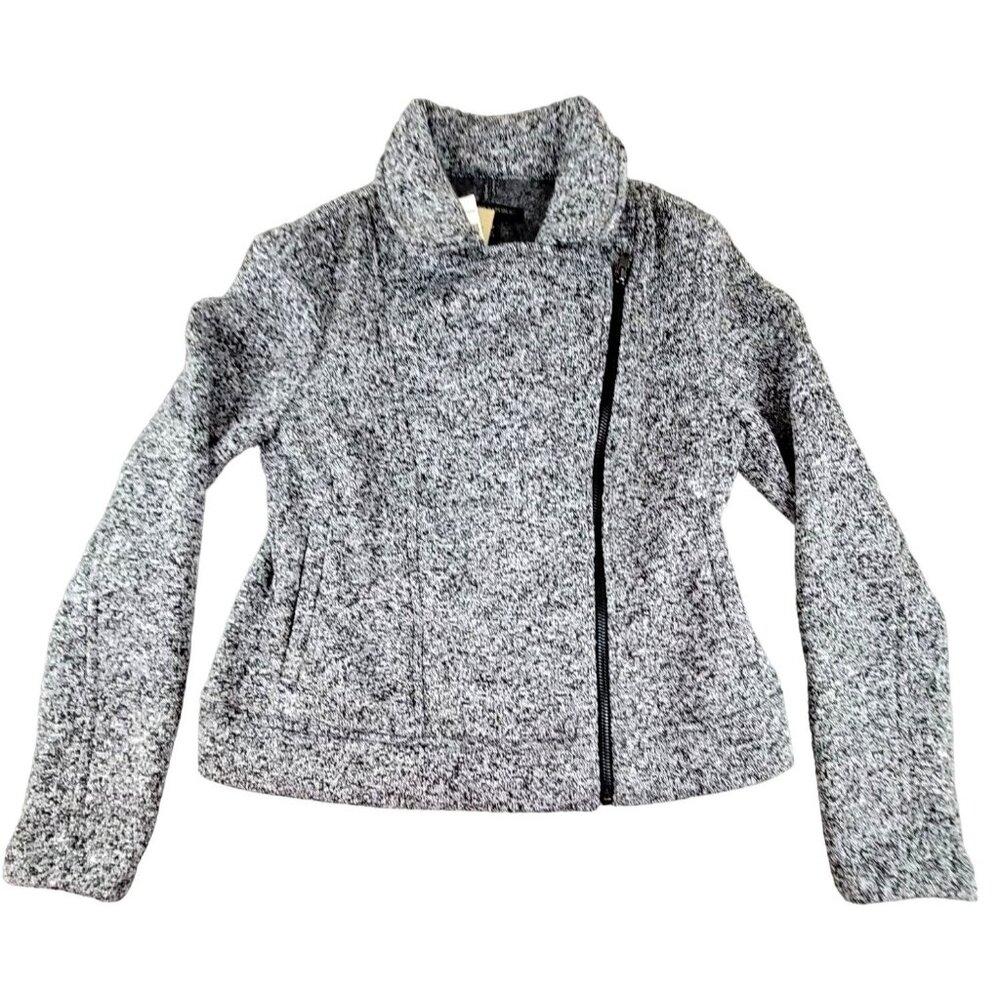 Banana Republic Women's Jacket Black White Side Zip Size Petite XS NWT JH1330